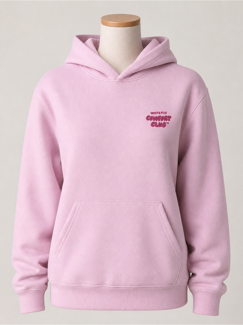 White Fox Boutique Pink Graphic Hoodie - Comfort Club